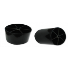 Screw in plastic glide 55mm diameter 60mm height (pack of 4)
